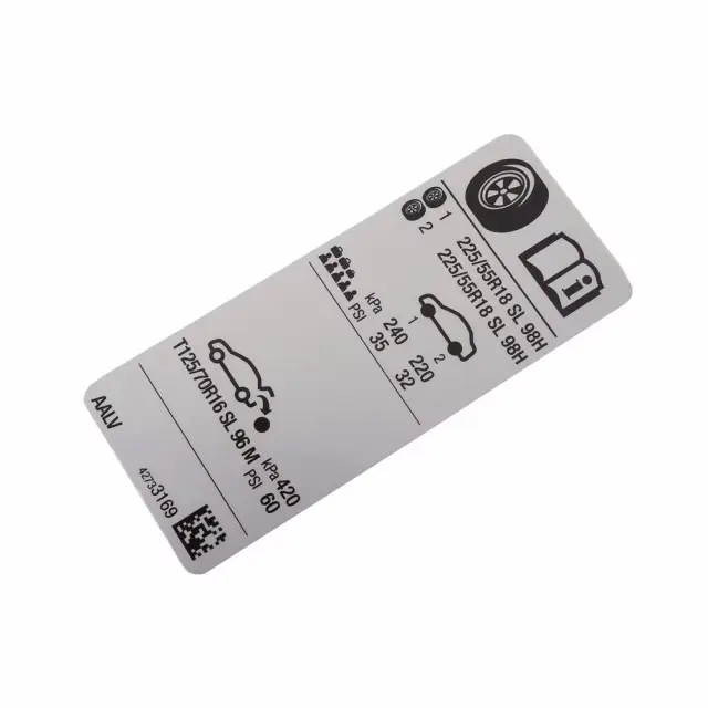 Front Label - GM (42733169)
