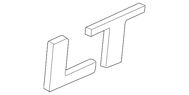 Nameplate - GM (42734432) - view 2