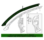 Windshield Pillar - GM (42734599) - view 6