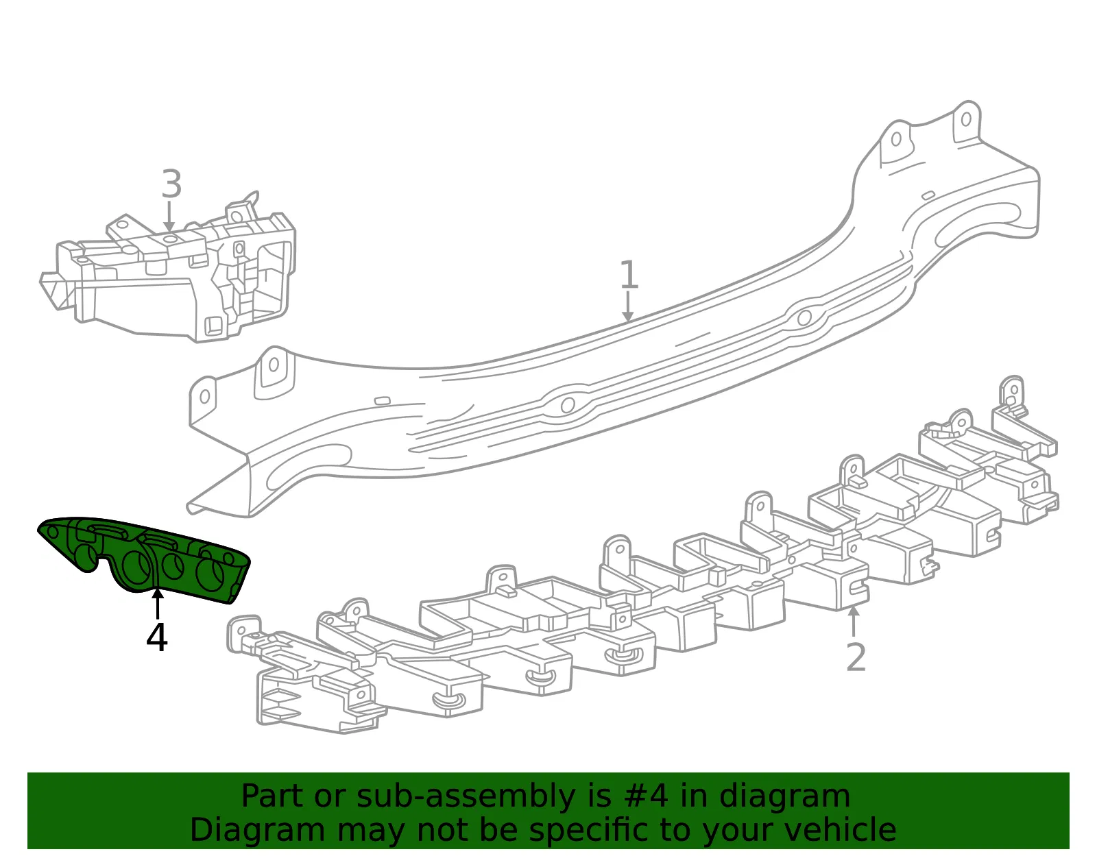 Bumper Guide - GM (42735657) - view 3