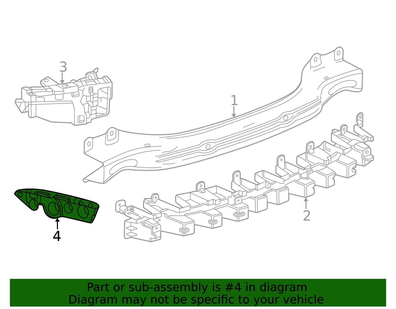 Bumper Guide - GM (42735658) - view 3