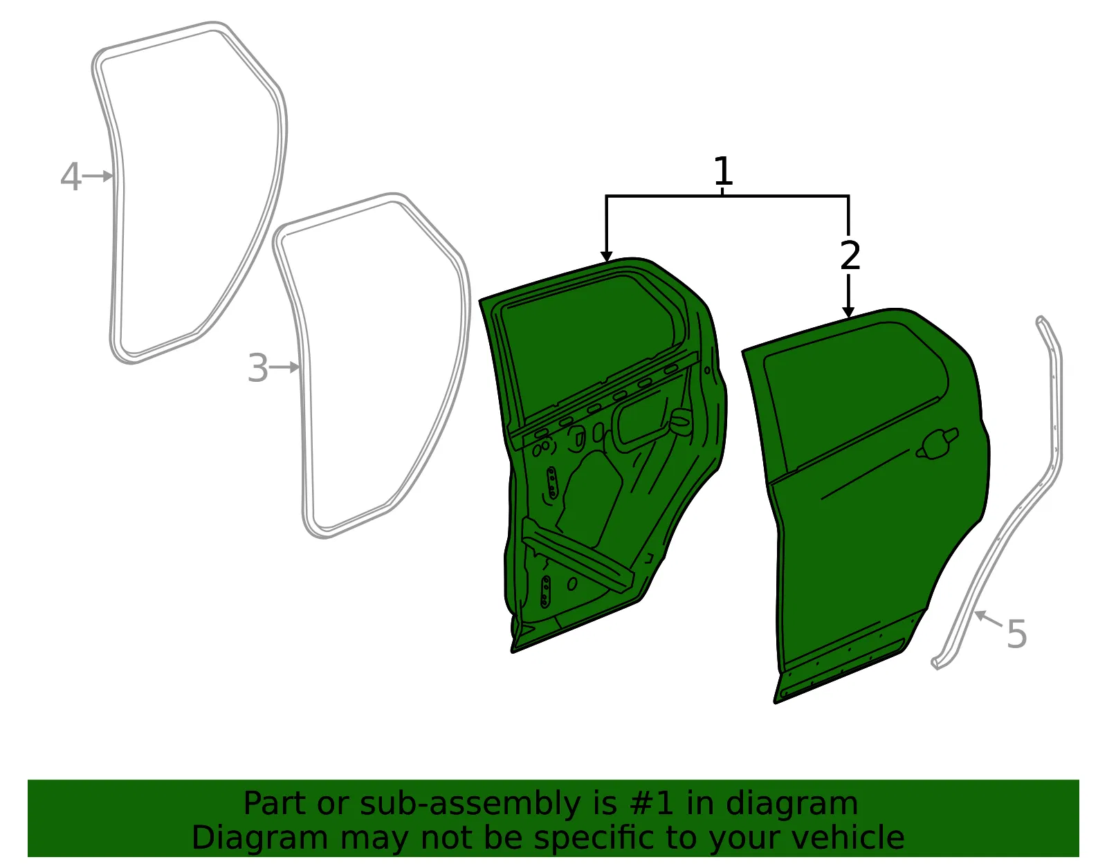 Door Shell - GM (42741562) - view 4