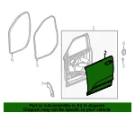 Front Driver Side Door Outer Panel - GM (42744918) - view 8