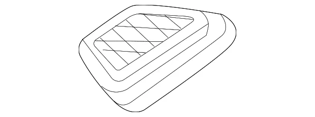 Defroster Grille - GM (42752811) - view 2