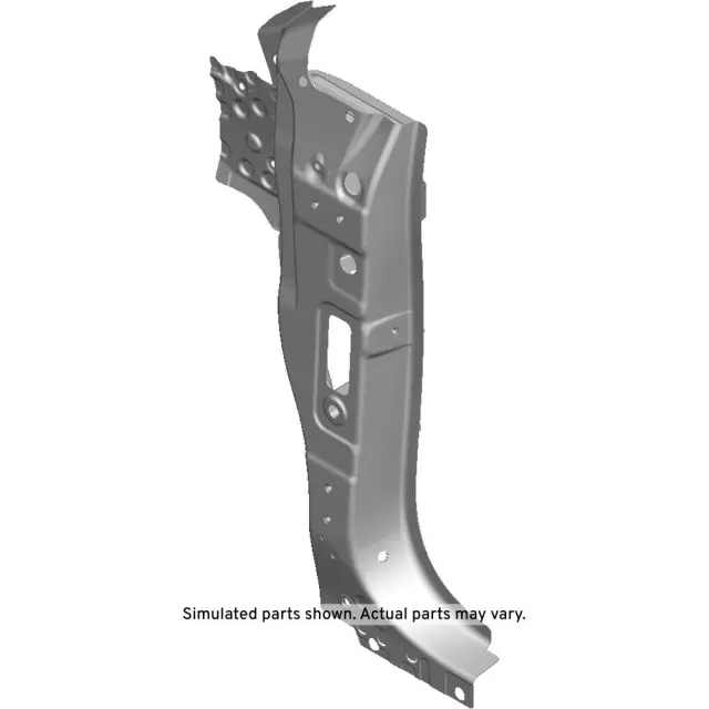 Driver Side Body Hinge Pillar Outer Panel Reinforcement - GM (42771342) - view 4