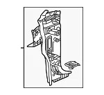 Driver Side Body Hinge Pillar Outer Panel Reinforcement - GM (42771342) - view 6