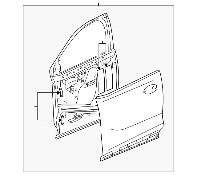 Door Shell - GM (42771786) - view 3