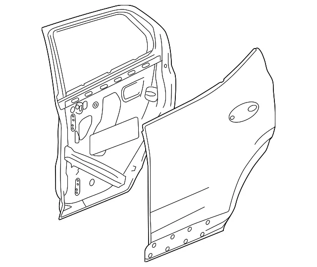 Door Shell - GM (42774658) - view 3