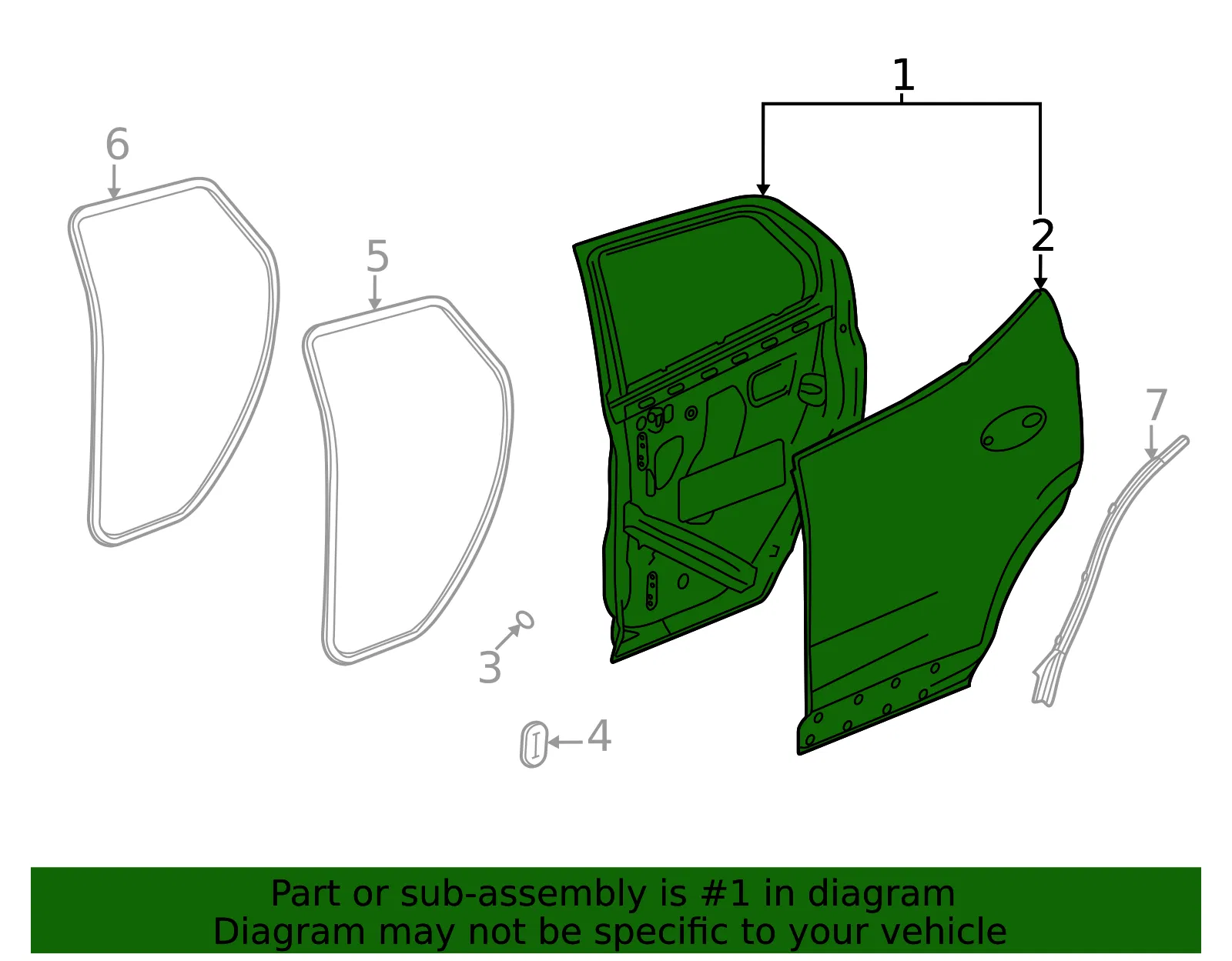 Door Shell - GM (42774658) - view 4