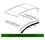 Driver Side Windshield Inner Side Frame - GM (42775550) - view 6