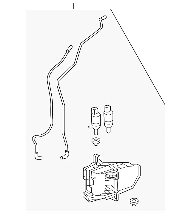 Windshield Washer Solvent Container - GM (42776235) - view 3