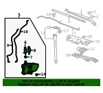 Windshield Washer Solvent Container - GM (42776235) - view 8