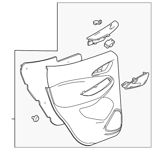 Door Trim Panel - GM (42776554)