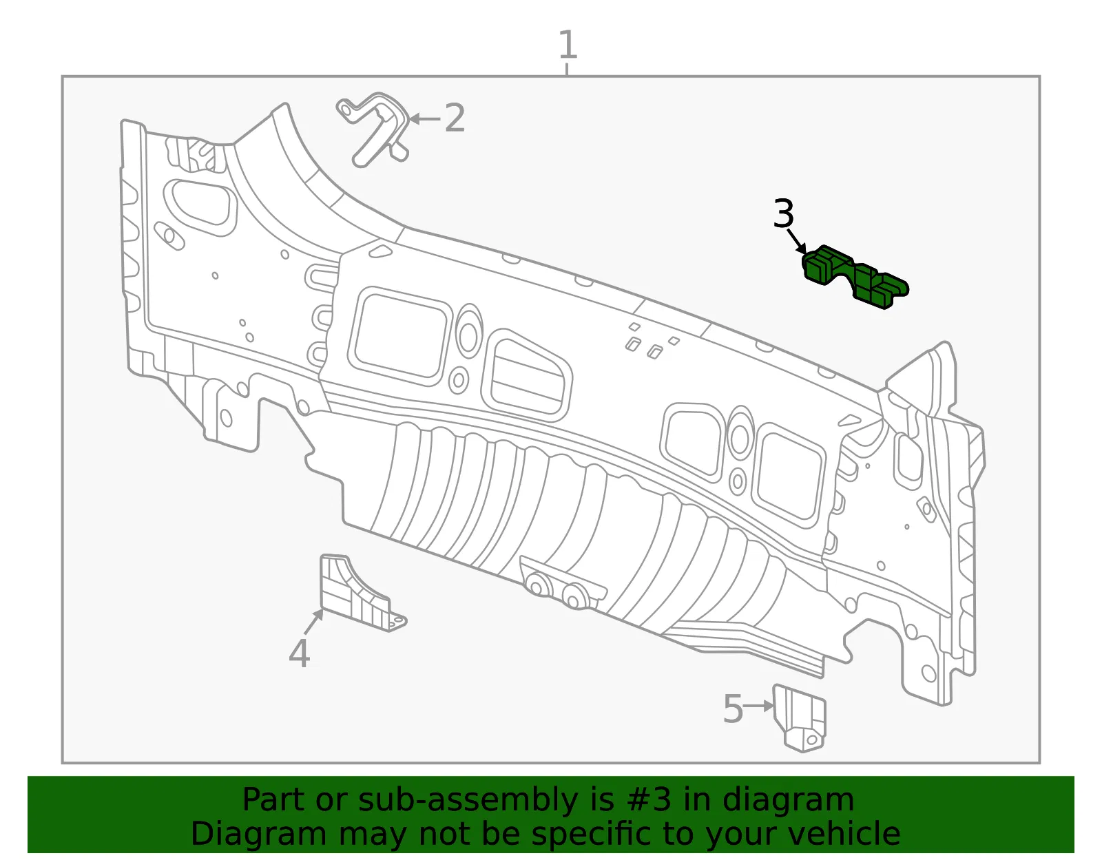 Bumper Bracket - GM (42778809) - view 3