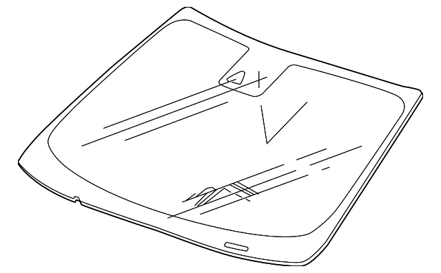 Windshield - GM (42782815) - view 2