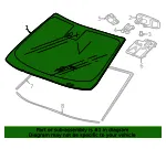 Windshield - GM (42782815) - view 6