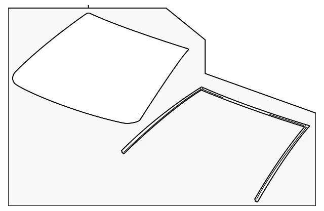 Windshield - GM (42783413) - view 2