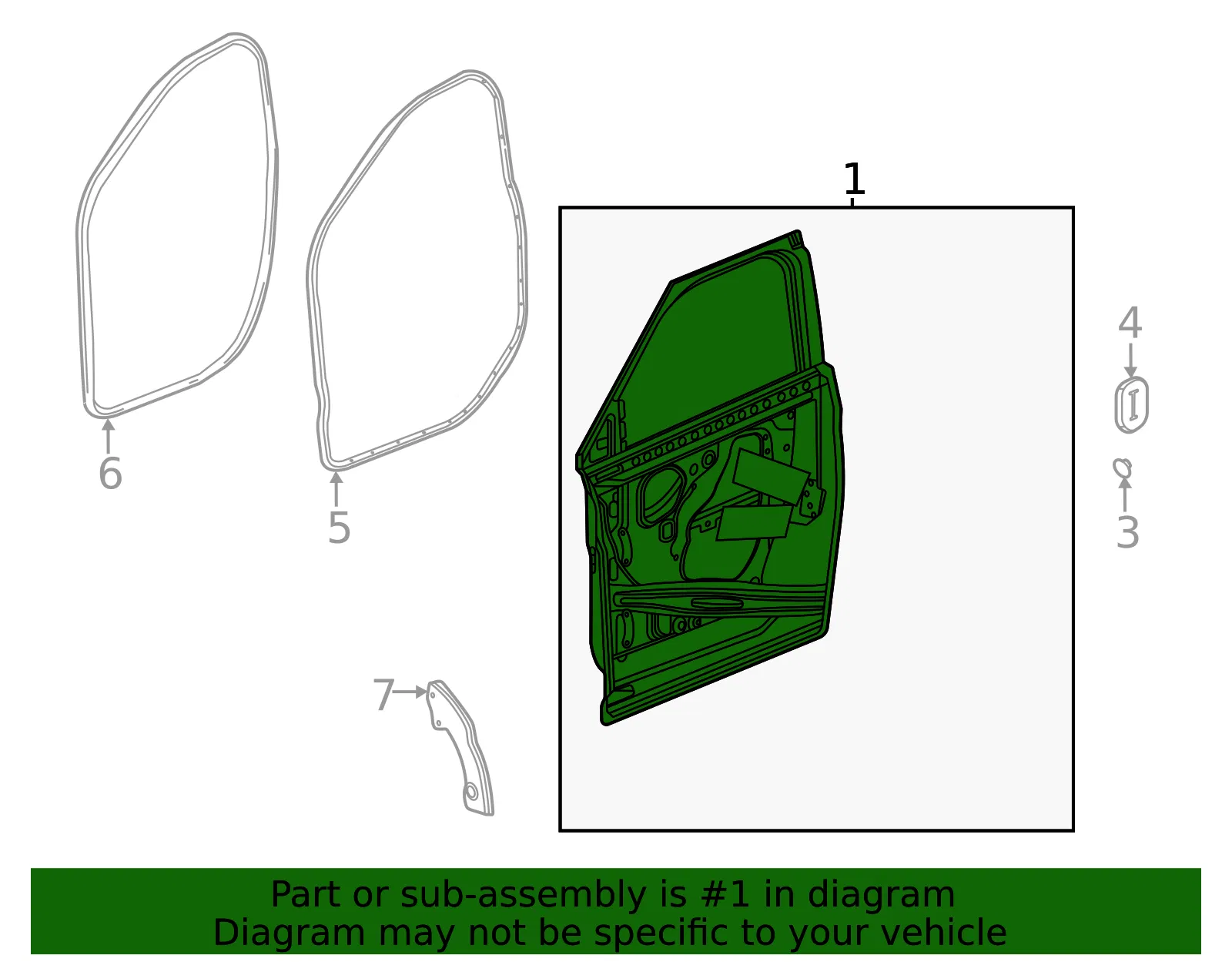 Door Shell - GM (42792707) - view 4