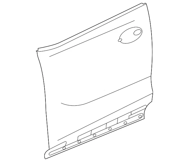 Front Driver Side Door Outer Panel - GM (42793555) - view 2