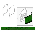 Front Driver Side Door Outer Panel - GM (42793555) - view 6
