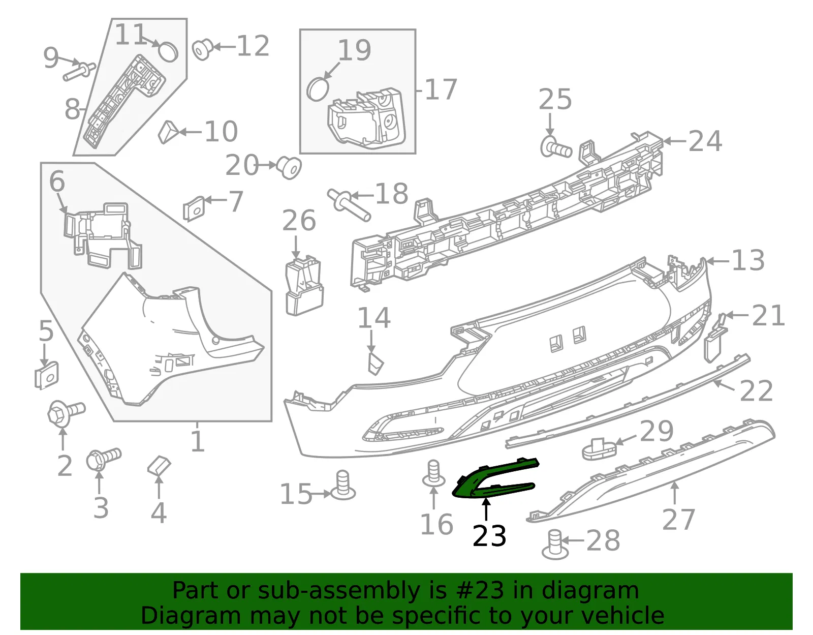 Outer Molding - GM (42795185) - view 3
