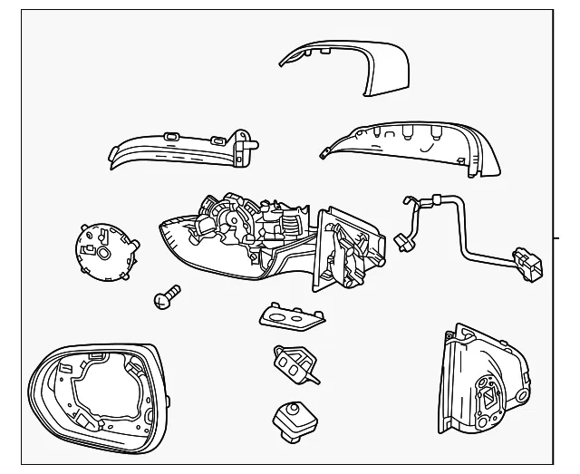 Mirror Assembly - GM (42800083) - view 2