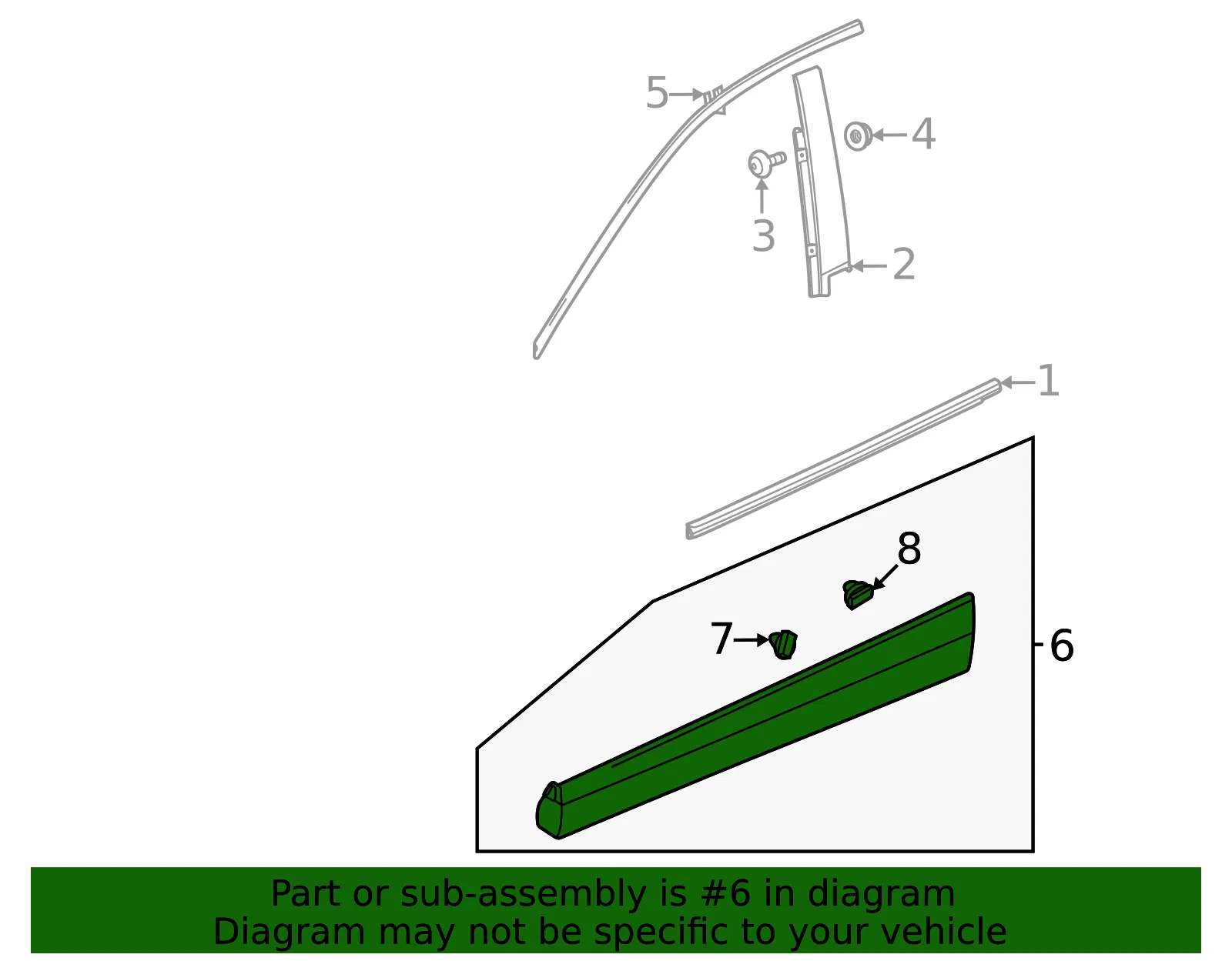 Lower Molding - GM (42810318) - view 4