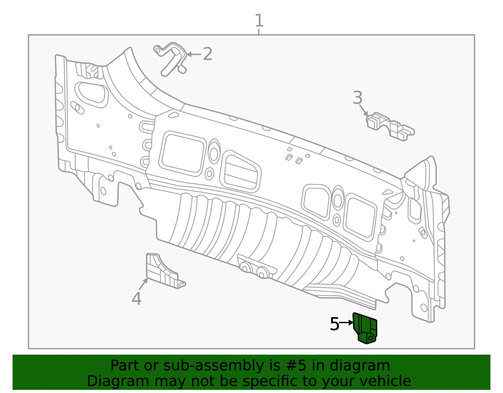 Bumper Bracket - GM (42813098) - view 3