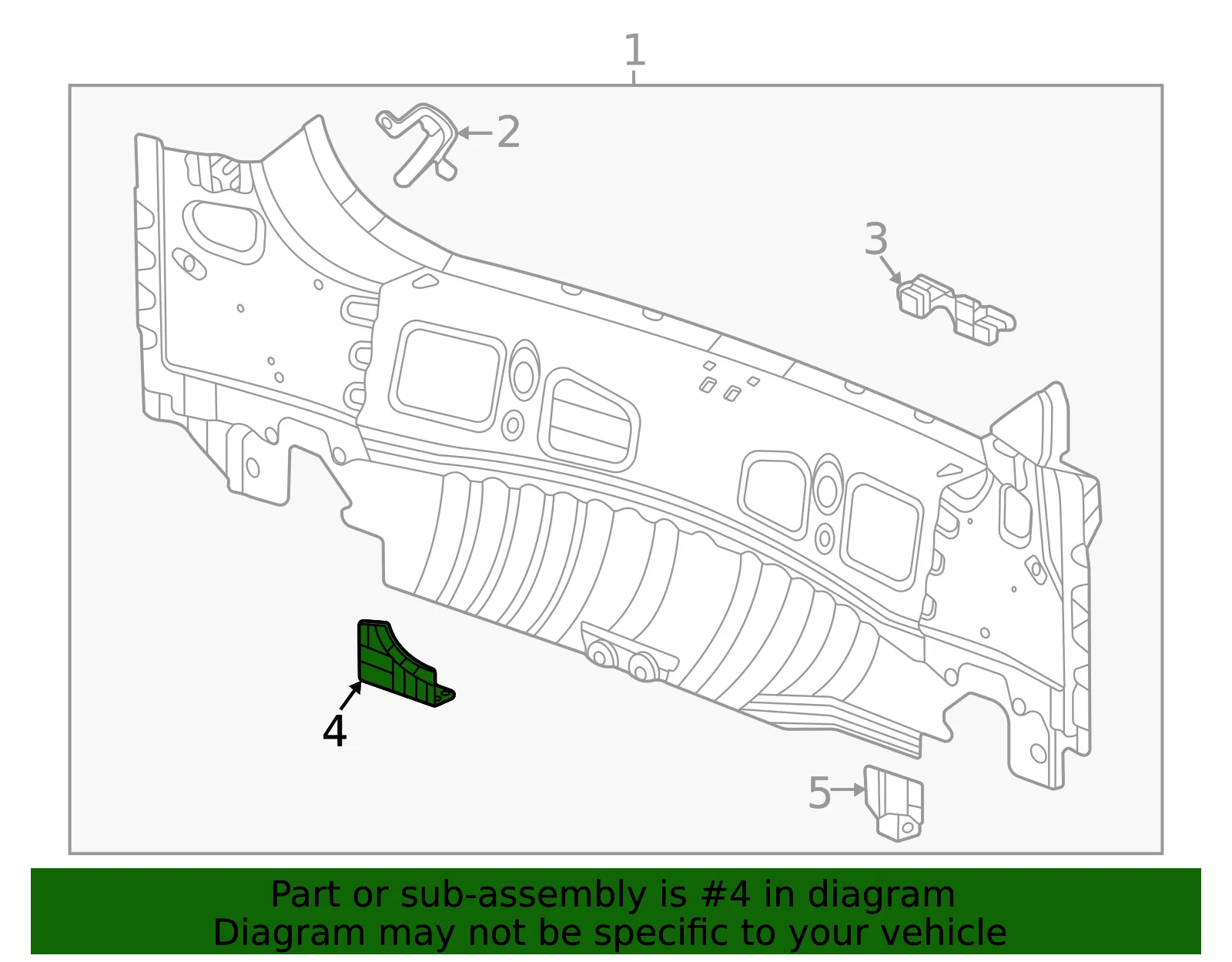 Bumper Bracket - GM (42813099) - view 3