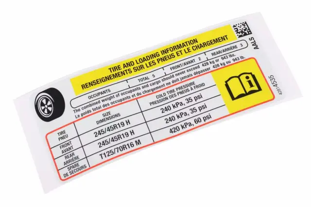 Front Label - GM (42814535)