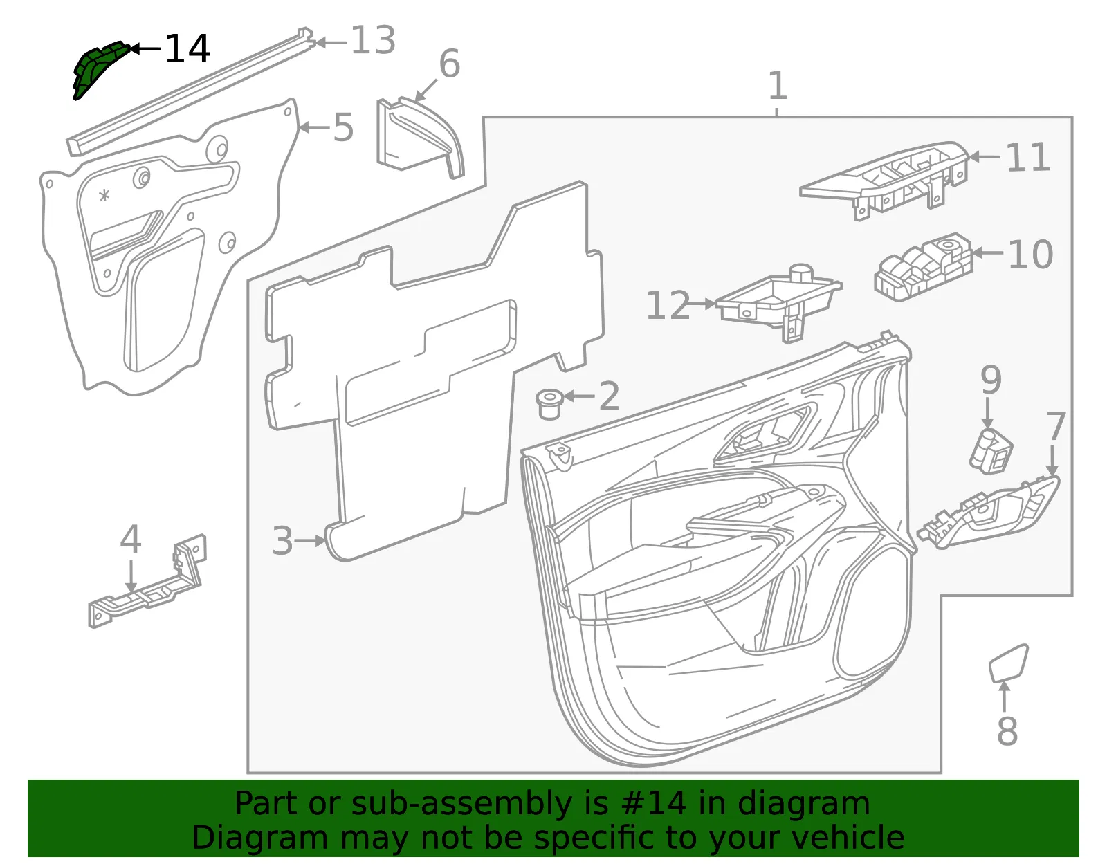 Window Trim - GM (42817945) - view 3