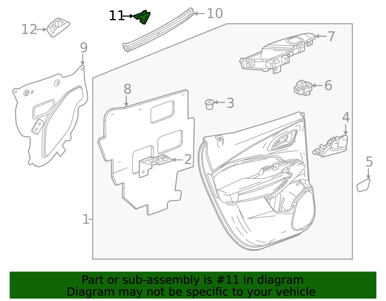 Window Trim - GM (42817947) - view 3
