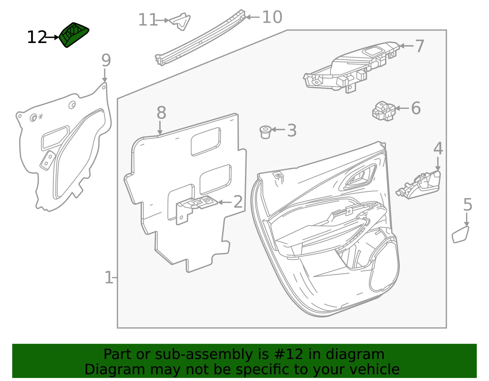 Window Trim - GM (42817949) - view 3