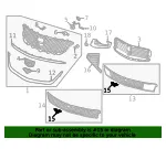 Lower Grille Insert - GM (42820147) - view 6