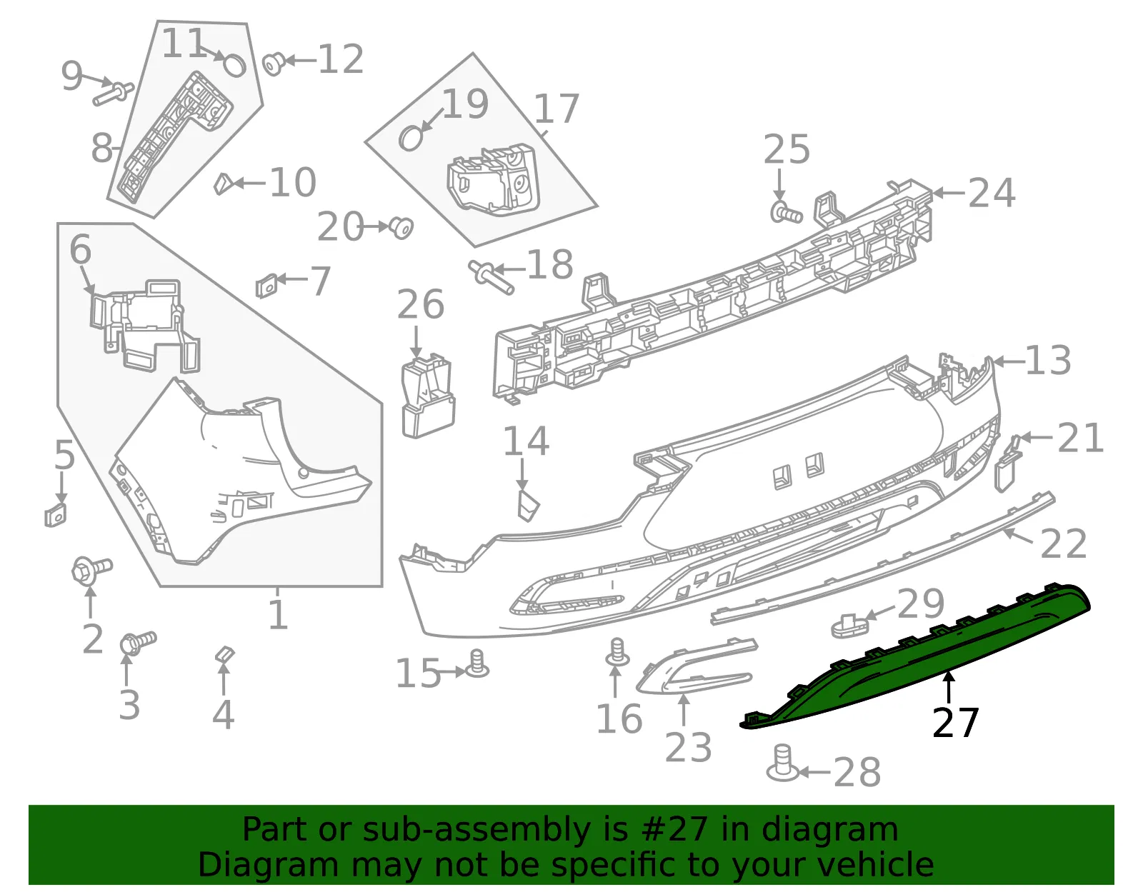 Valance Panel - GM (42821660) - view 3