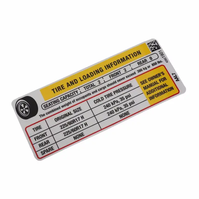 Front Label - GM (42821901)