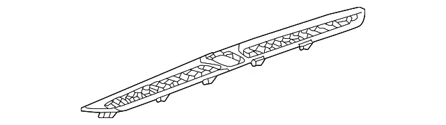 Defroster Grille - GM (42823914) - view 2