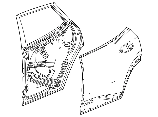 Door Shell - GM (42838788) - view 3