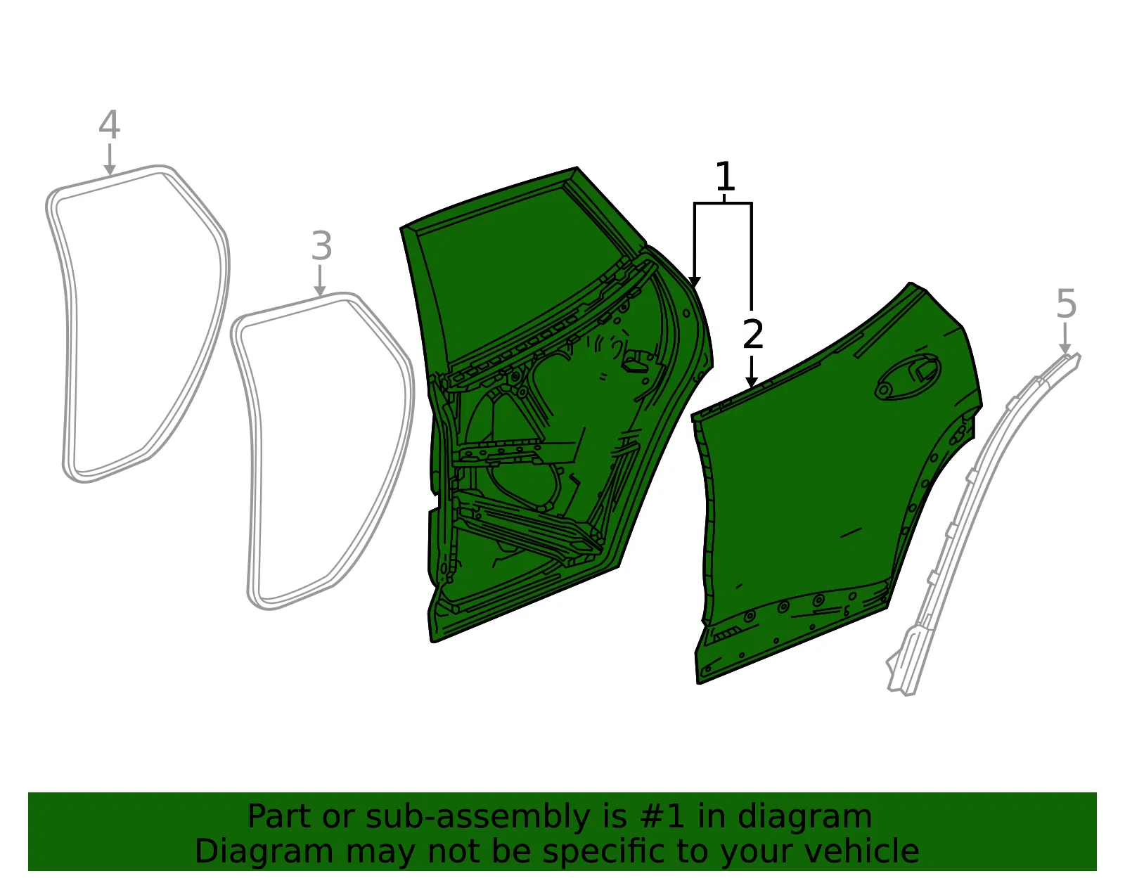 Door Shell - GM (42838788) - view 4