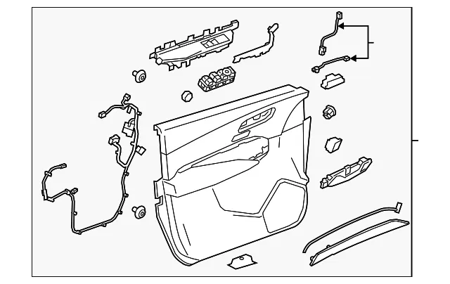Door Trim Panel - GM (42852124)