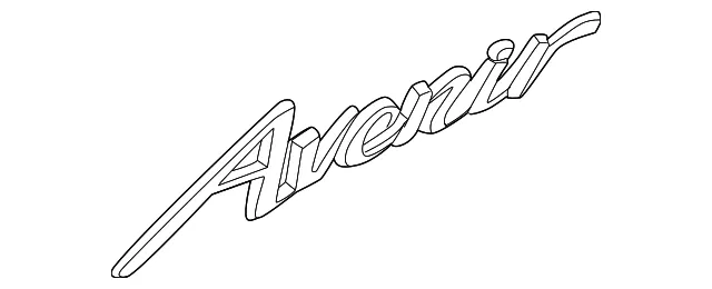 Nameplate - GM (42852745) - view 2