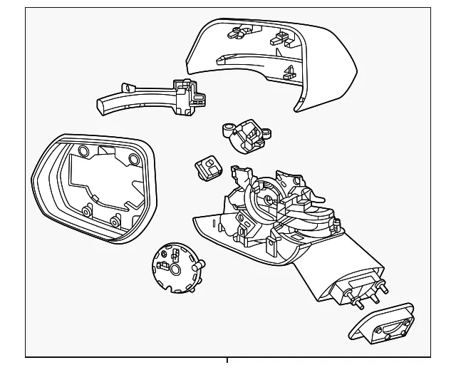 Mirror Assembly - GM (42854334) - view 2