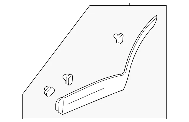 Lower Molding - GM (42856198) - view 2