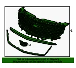 Grille Assembly - GM (42861896) - view 7