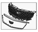 Grille Assembly - GM (42861897) - view 6