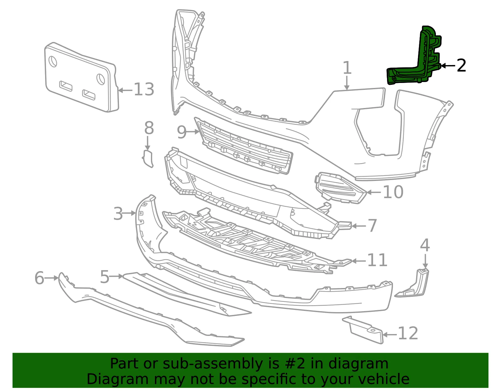 Upper Molding - GM (42872335) - view 4