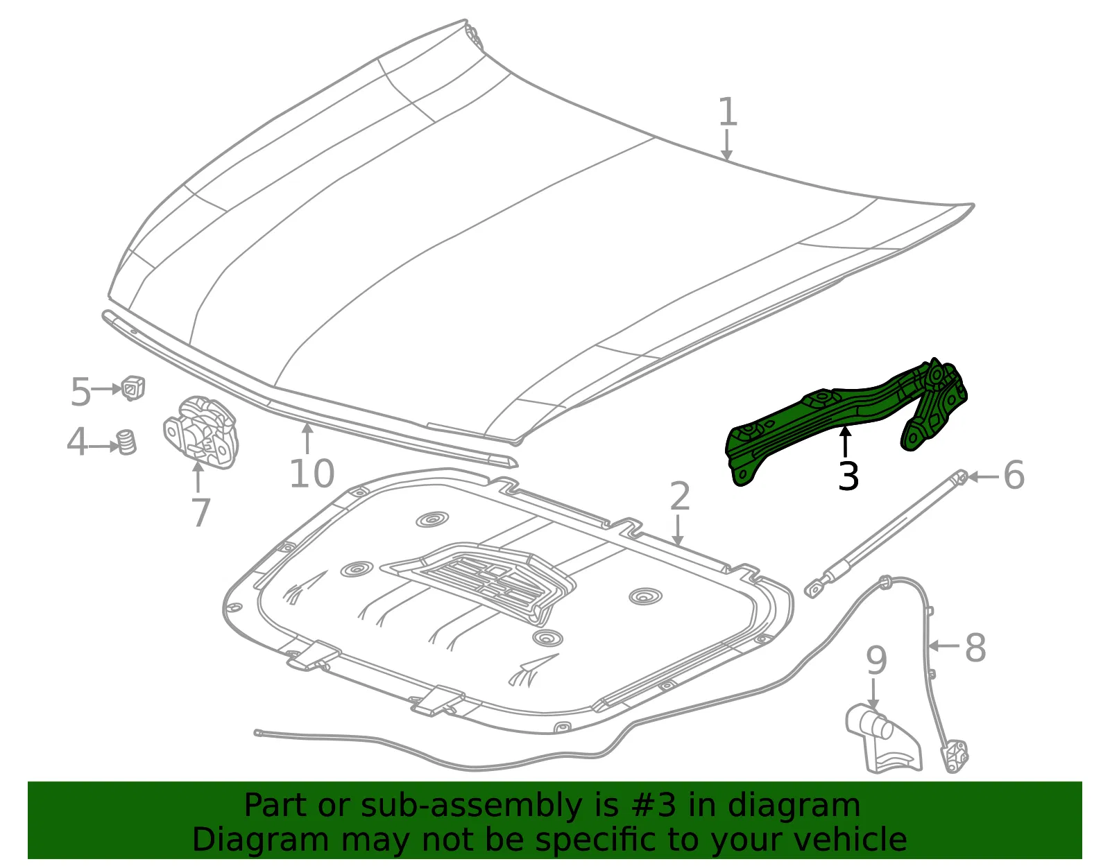Hinge - GM (42880863) - view 3