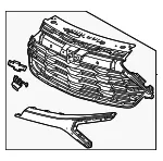 Grille Assembly - GM (42883407) - view 6