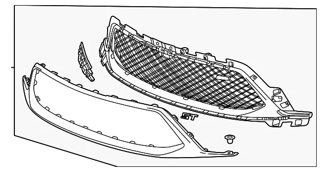 Front Grille - GM (42886561) - view 2