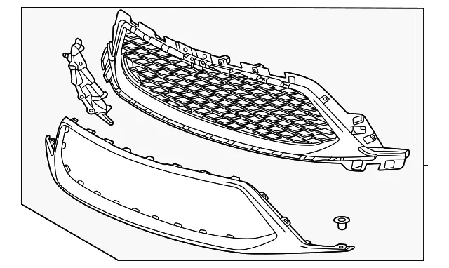 Front Grille - GM (42886567) - view 2